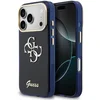Image de Guess IML 4G Script Metal Logo Backcover - Geschikt voor iPhone 17 Pro Max - Blauw