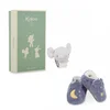 Image de Kaloo - Babygeschenkset In Thema Olifant - Met Olifantenenslofjes En Geluidsarmband - Ideaal Als Geboortegeschenk - De Ideale Set Om Het Geluidsbewustzijn Van Je Baby Te Stimuleren!