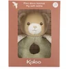 Image de Kaloo Home - Rammelaar - Zacht met beer - Kleur groen