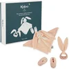 Image de Kaloo geboorte geschenkdoos - baby cadeau set blauw - knuffeldoek, bijtring, slofjes.
