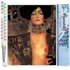 Image de Figured'Art Schilderen op Nummer Volwassenen canvas Gustav Klimt - Judith - Handwerk acrylverf Kit DIY Compleet - 40x50cm zonder frame