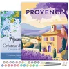 Image de Figured'Art Schilderen op Nummer Volwassenen met lijst Reisposter Provence- Handwerk acrylverf Kit DIY Compleet - 40x50cm Canvas al ingelijst