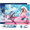 Image de Figured'Art Diamond Painting set Volwassenen 40x50 cm met lijst Diva in een Roze Retro Auto - 5D DIY Art full drill vierkante diamant - Canvas al ingelijst