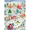 Image de Pieces & Peace puzzel kerst Le Village Enchanté de Noël - 2000 stukjes.