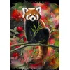 Image de Alipson Puzzle rode panda puzzel zit op een tak - legpuzzel voor kinderen.