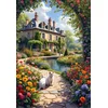 Image de Alipson Puzzle bloemenboog cottage - legpuzzel voor kinderen.