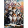Image de Alipson Puzzle legpuzzel katten winter 1000 stukjes karton.