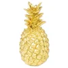 Image de ARTYFETES - Decoratieve ananas van goudkleurig hars 18 cm jungle thema