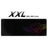 Image de Spirit of Gamer DARSKULL XXL Gaming Muismat - Bureau Onderlegger - 80x30 cm - Antislip Rubber Onderkant - Microtextuur Oppervlak voor Precisie - Gestikte Randen - Zwart