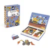 Image de Janod Magnetibook - Constructie - Magneetboek Speelset Inclusief 50 Magneten En 18 Voorbeeldkaarten - Geschikt vanaf 3 Jaar