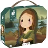 Image de Janod - Puzzel Leonardo Da Vinci Mona Lisa - In Puzzelkoffer - 100 Stukjes - Geschikt Vanaf 6 Jaar