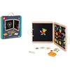 Image de Janod Magnetische Puzzelkoffer - Geometrie - Houten Koffer Met Twee Magnetische Kanten - Inclusief 20 Modelkaarten En 120 Magneten - Geschikt Vanaf 4 Jaar