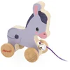 Image de Janod Boerderij - Trekfiguur Ezel - We Houden Van Deze Ezel Met Zijn Mooie Bel! - Trekspeeltje Om Baby Overal Te Volgen - Geschikt Vanaf 1 Jaar