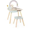 Image de Janod Unicorn - Houten Kaptafel Met Accessoires - Met Geheim Luik Om Je Schatten Te Verbergen - Inclusief 10 Accessoires, Voor Een Fantastische Look - Geschikt Vanaf 3 Jaar