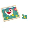 Image de Janod puzzel kip Henriette 9 stukjes