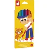 Image de Janod - Colo - Uitwisbare potloden - Set van 12 verschillende kleuren