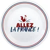 Image de SUD TRADING - 6 Frankrijk bordjes Allez la France 23 cm