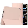 Image de MYWAY, Hoes Geschikt voor Apple iPad Pro 11  M4 Folio SlimSkin Series met Apple Pencilhouder, Roze