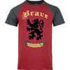 Image de Harry Potter Gryffindor - Brave Heren T-shirt - meerkleurig - M