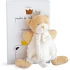 Image de Doudou et Compagnie - Knuffeldoekje met speenclip - Teddybeer - 15 cm - 0m+