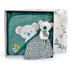 Image de Doudou et Compagnie - Badcape & Knuffeldoekje Cadeauset - Yoca de Koala - Groen - 80 x 80 cm - 0m+