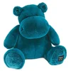 Image de Pluche Hippo Blauw Petrol (40cm)