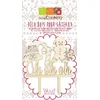 Image de Scrapcooking Taarttopper Hout - Oh Oh Oh - 13 x 8. 9 x 0. 2 cm