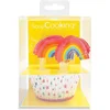 Image de ScrapCooking Baking Cups & Toppers Regenboog set/24