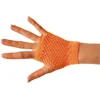 Image de PARTYPRO - Korte oranje netstof handschoenen voor volwassenen
