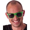Image de PARTYPRO - Fluo groene blues zonnebril voor volwassenen