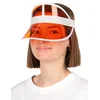 Image de PARTYPRO - Oranje poker zonneklep voor volwassenen