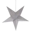 Image de PARTYPRO - Grijze ster lantaarndecoratie 60 cm