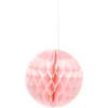 Image de PARTYPRO - Honingraat papieren bal snoeproze 12 cm om op te hangen