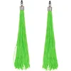 Image de PARTYPRO - Fluo groene oorbellen met franjes voor volwassenen