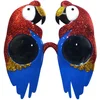 Image de PARTYPRO - Papegaai zonnebril met glitters voor volwassenen