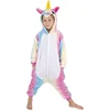 Image de PARTYPRO - Kleurrijk regenboog eenhoorn pak voor kinderen - 110 (4-6 jaar)