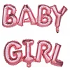 Image de PARTYPRO - Aluminium folieballonnen letters Baby Girl Roze 118 x 24 cm baby shower decoratie