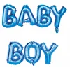 Image de PARTYPRO - Aluminium letterballonnen "Baby Boy" blauw 118 x 24 cm voor babyshower