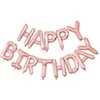 Image de PARTYPRO - Roségouden aluminium Happy Birthday ballonnen
