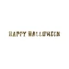 Image de PARTYPRO - Kartonnen slinger Happy Halloween zwart en goud 2 m met letters