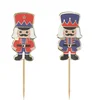 Image de PARTYPRO - 10 houten notenkraker cocktailprikkers 10 cm