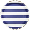 Image de PARTYPRO - 8 Festoen-kartonnen borden maritieme stijl 23 cm met gouden rand