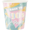 Image de PARTYPRO - 8 kartonnen bekers jaren 90