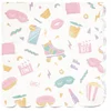 Image de PARTYPRO - 16 gescoorde pyjamafeest papieren servetten 33 x 33 cm iriserend