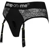 Image de Strap-On-Me - Strapon Harnas Lingerie - Diva - Zwart - Maat 2XL