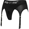 Image de Strap-On-Me - Strapon Harnas Lingerie - Rebel - Zwart - Maat 2XL