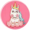 Image de Knutselset Kind 3+ - String-Art Eenhoorn/Unicorn - Roze - Hobby - 21cm