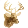 Image de 3D Model Karton Puzzel - Hertenhoofd Muurschild - DIY Hobby Knutsellen - 31x54x30cm