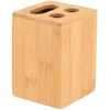 Image de Tendance tandenborstelhouder cuba - bamboe - vierkant - D7 x H10 cm