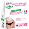 Image de Love & Green Wasbaar Menstruatieslipje Zwart Normale Doorstroming (Maat : XL)